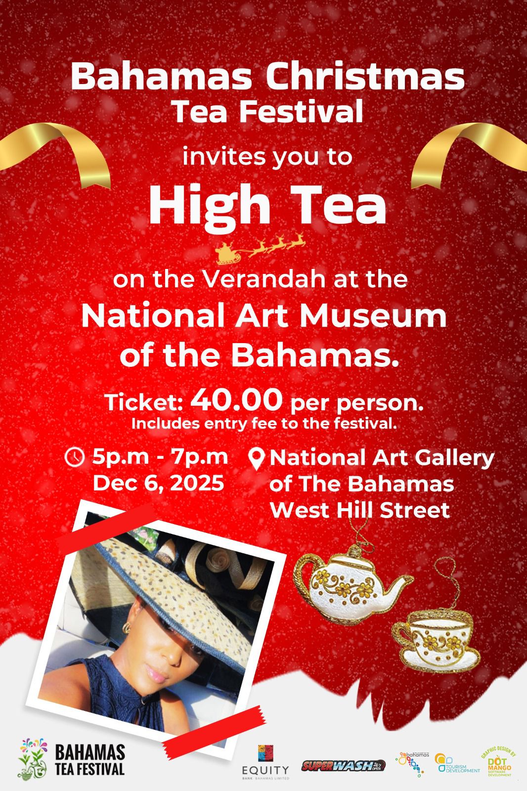 Bahamas Christmas Tea Festival Flyer